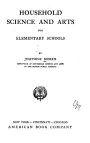 Cover of: Household Science and Arts for Elementary Schools