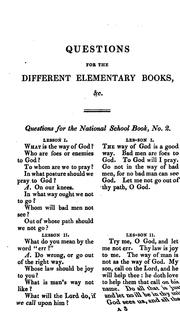 Cover of: Questions for the different elementary books used in the National schools by Frederic Iremonger, Frederic Iremonger