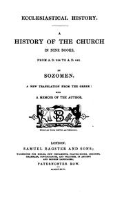 Cover of: Ecclesiastical history. A history of the Church in nine books, from A.D. 324 to A.D. 440. A new ...
