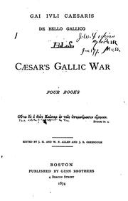 Cover of: A Vocabulary of Caesar's Gallic War