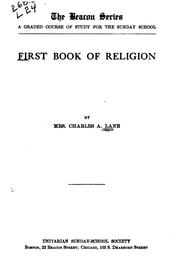 First Book of Religion by Martha Luther Lane