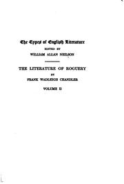 Cover of: The Literature of Roguery