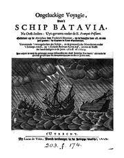Cover of: Ongeluckige voyagie, van't schip Batavia, nae Oost-Indien, uyt-gevaren onder de e. F. Pelsaert