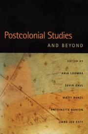 Cover of: Postcolonial Studies and Beyond