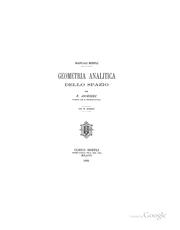 Cover of: Geometria analitica dello spazio by Ferdinando Aschieri