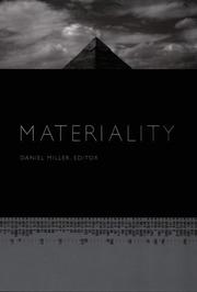 Cover of: Materiality (Politics, History, and Culture)