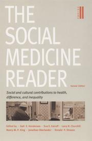 Cover of: The Social Medicine Reader, Second Edition, Vol. Two | Larry R. Churchill