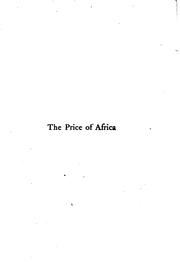 The price of Africa by Stephen Earl Taylor