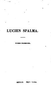 Cover of: Lucien Spalma