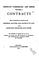 Cover of: Contracts: With a Preliminary Chapter on the General Nature and Source of ...