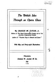 Cover of: The British Isles Through an Opera Glass