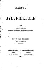 Manuel de sylviculture by Gustave Bagneris