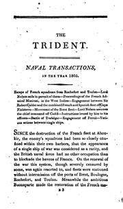 Cover of: The British trident; or, Register of naval actions, from ... the Spanish armada to the present time by Archibald Duncan