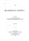 Cover of: The Mathematical Monthly