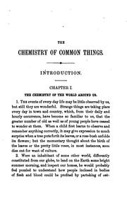 Cover of: The chemistry of common things