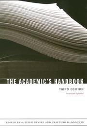 Cover of: The Academic's Handbook