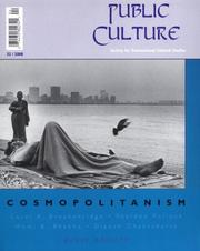 Cover of: Cosmopolitanism: Millennial Quartet (Public Culture, Volume 12, Number 3)