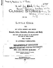 Cover of: Classic Stories for the Little Ones