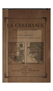 La Casamance (côte occidentale d'Afrique) by Georges Warenhorst