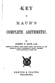 Cover of: Key to Raub's Complete Arithmetic