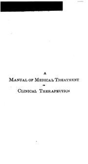 A Manual of medical treatment or Clinical therapeutics. v.2 by Isaac Burney Yeo