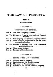 Cover of: Property (real and Personal): With Questions, Problems and Forms by Alfred William Bays