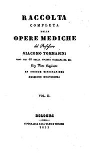 Cover of: Raccolta completa delle opere mediche: Con note aggiunte ed emende tipografiche