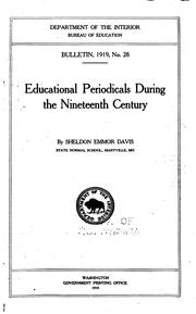 Cover of: Educational Periodicals During the Nineteenth Century