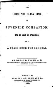 Cover of: The Second Reader, Or Juvenile Companion by John Lauris Blake, John Lauris Blake