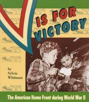 Cover of: V Is for Victory by Sylvia Whitman, Sylvia Whitman