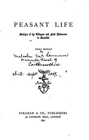 Cover of: Peasant life [by M. McLennan].
