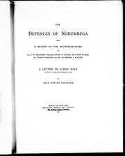 Cover of: The defences of Norumbega and a review of the reconnaissances of Col. T.W. Higginson, Professor Henry W. Haynes, Dr. Justin Winsor, Dr. Francis Parkman, and Rev. Edmund F. Slafter: a letter to Judge Daly