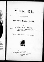 Muriel, the foundling by J. R. Ramsay