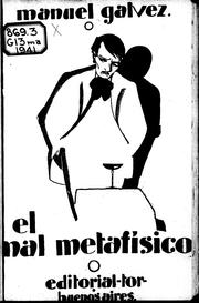 Cover of: El mal metafísico