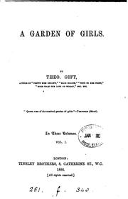 Cover of A garden of girls, by Theo Gift