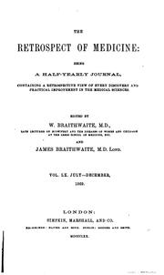 Cover of: The Retrospect of Medicine by William Braithwaite, William Braithwaite