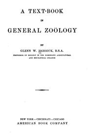 Cover of: A Text-book in General Zoölogy