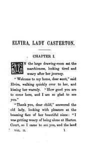 Cover of: Elvira, Lady Casterton: A Novel