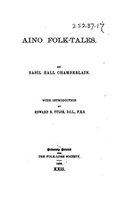 Cover of: Aino Folk-tales by Basil Hall Chamberlain