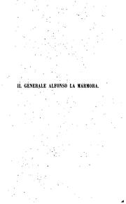 Cover of: Il generale Alfonso La Marmora: ricordi biografici