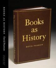 Books as history by Pearson, David