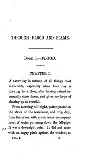 Cover of: Through flood and flame