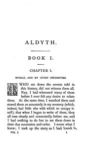 Cover of: Aldyth: or, 'Let the end try the man'.