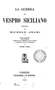 Cover of: La guerra del vespro siciliano