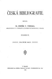 Cover of: Česká bibliografie