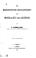 Cover of: Die mikroskopische Beschaffenheit der Mineralien und Gesteine