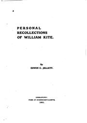 Cover of: Personal Recollections of William Kite