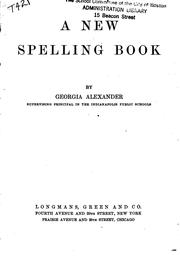 Cover of: A New Spelling Book