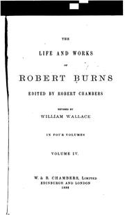Cover of: The Life and Works of Robert Burns by Robert Burns