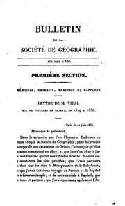 Cover of: Bulletin de la Société de géographie by Société de géographie (France), Société de géographie (France)